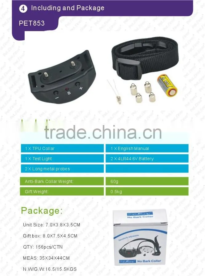 Automatic Dog Anti Bark /Stop Barking Collar Dog Trainer