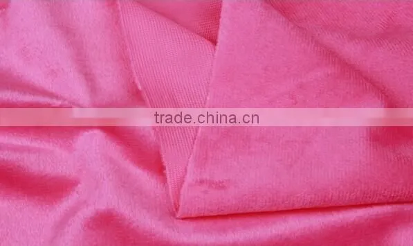 100% Polyester various colors soft feeling fabric for lining for sofa Short Plush Fabric