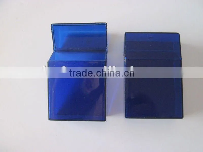 Plastic cigarette case, transparent original color cigarette box