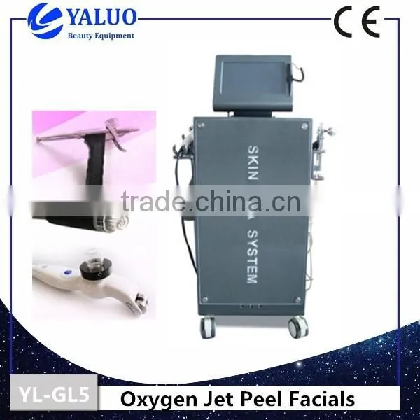 Beauty Salon Use Equipment with Oxygen Jet Peel system for face skin tightening