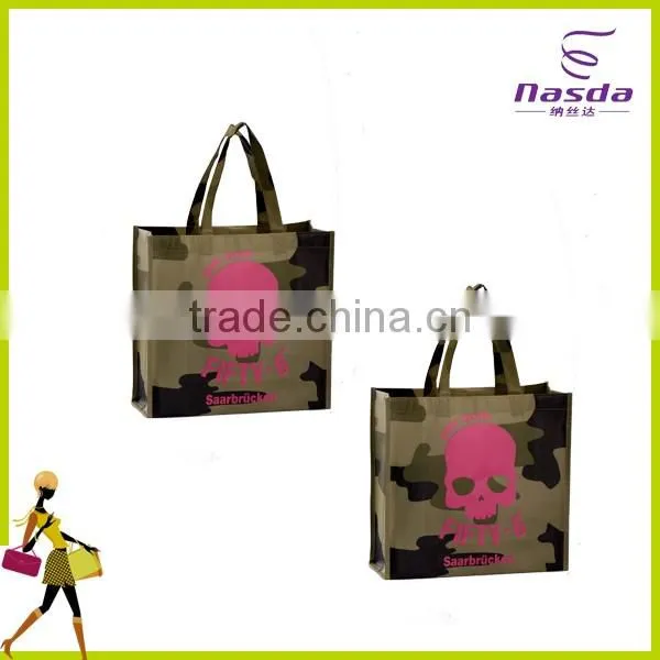 laminated pp non woven shopping bag