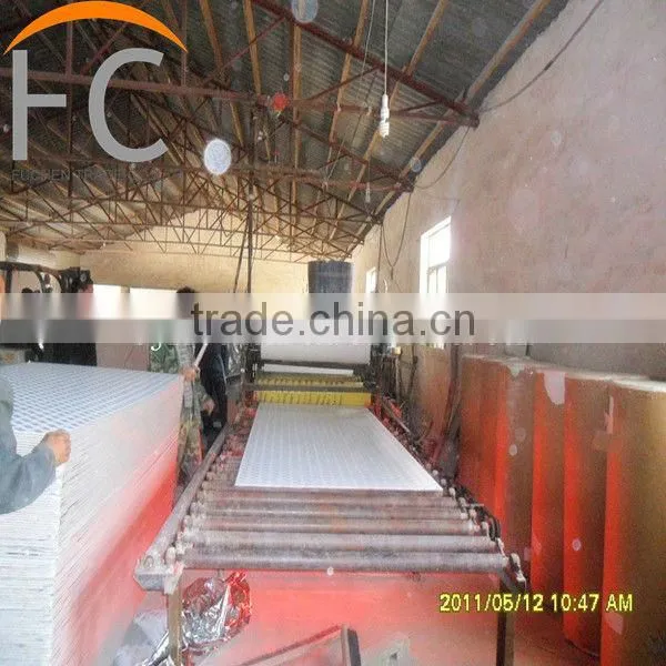 2014 the best price gypsum ceiling board equipment with high efficiency