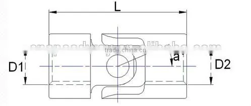 Custom Stainless Steel Precision small universal joint shaft / Universal Coupling / Universal Joint Coupling / articulated joint