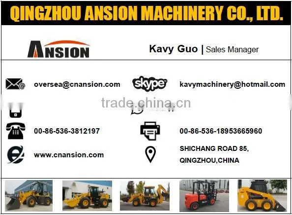 Original manufacturer 1.2Ton ZL12F mini wheel loader price With Various Attachments