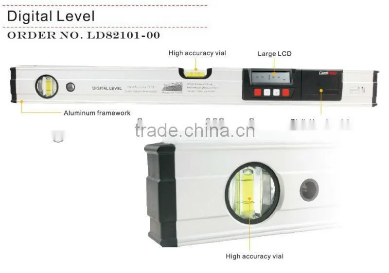 digital spirit level meter with inclinometer