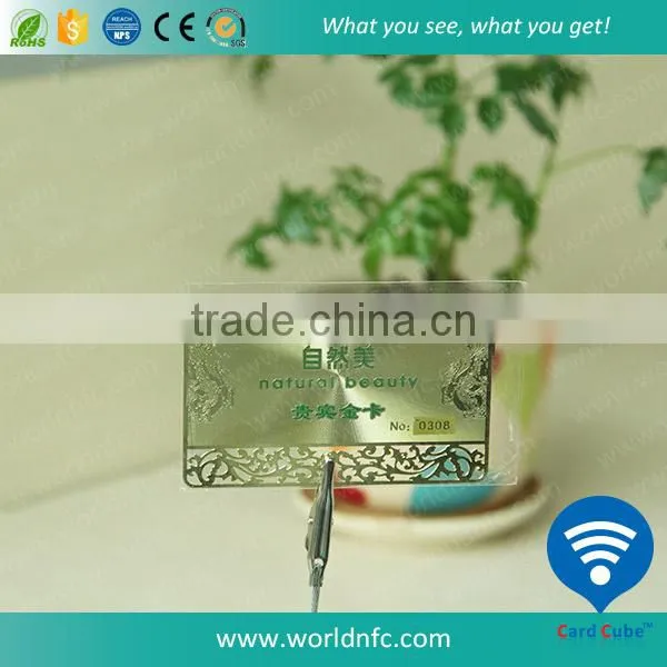 Good Quality Customized Engraved Metal Business Card
