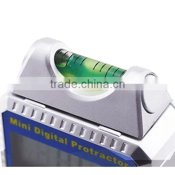Digital Bevel Box / Inclinometer / Protractor with Spirit Level Built-in Magnetic Base & Always Upright LCD