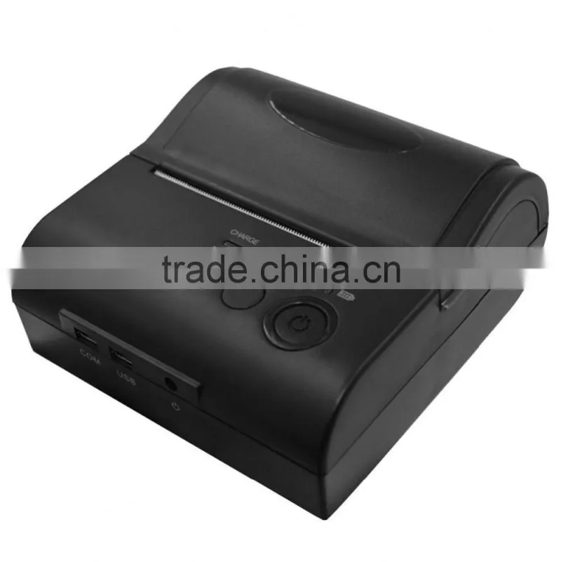 New Bluetooth 80mm Label Thermal POS Receipt Printer for IOS Android Mobile printer