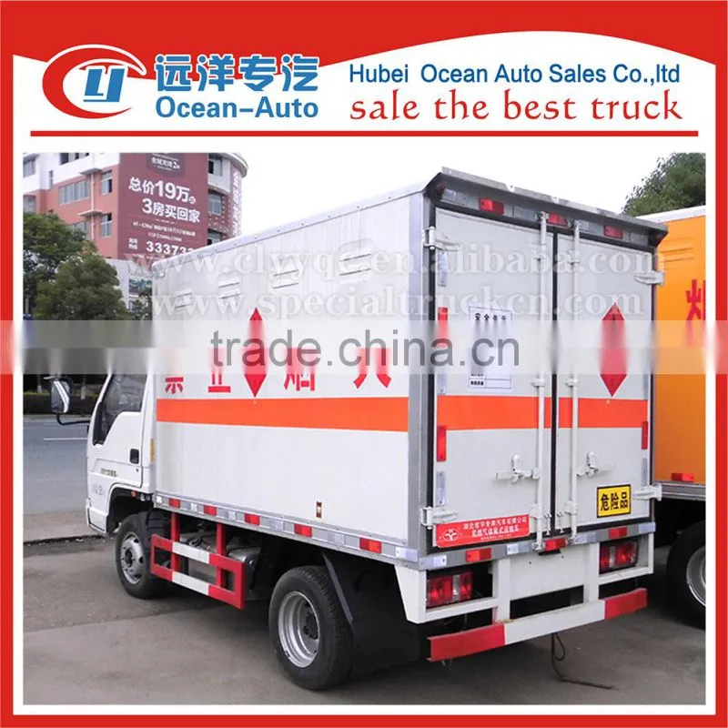 2tons small explosive transportation truck with forland brand chassis
