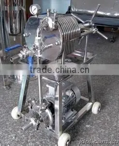 juice plate frame type filter