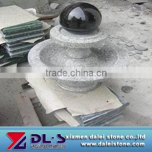 Outdoor stone fountains