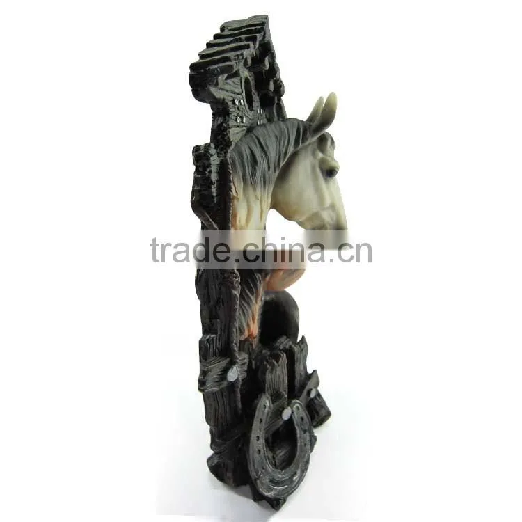 Resin decorative horse head wall hanging product