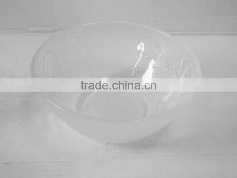 food use glass frosted bowl set