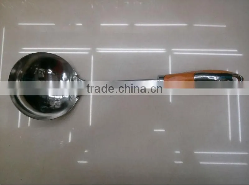 Hot sale different types of stainless steel soup ladle