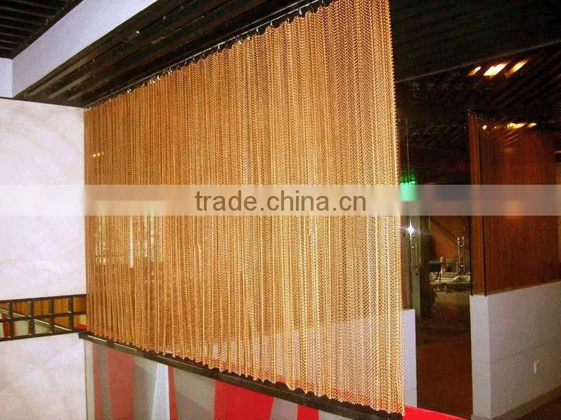 Silver Aluminum Wire Mesh for Room Divider