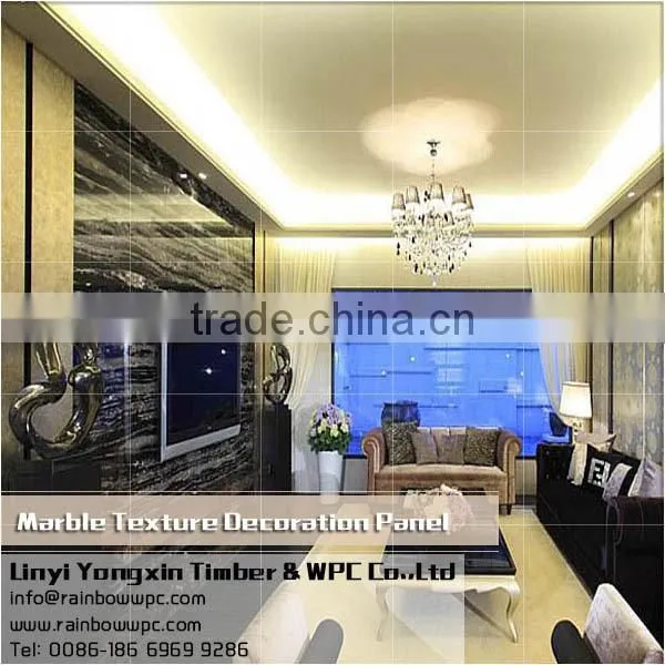 071 Interior Decorative Marble Texture waterproof Pvc Bathroom Wall Panels