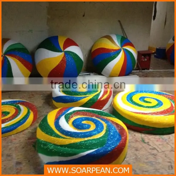 Christmas Ornament Big Foam Lollipop Candy