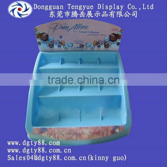 plastic tray,vacuum forming ,plastic display for cosmetic