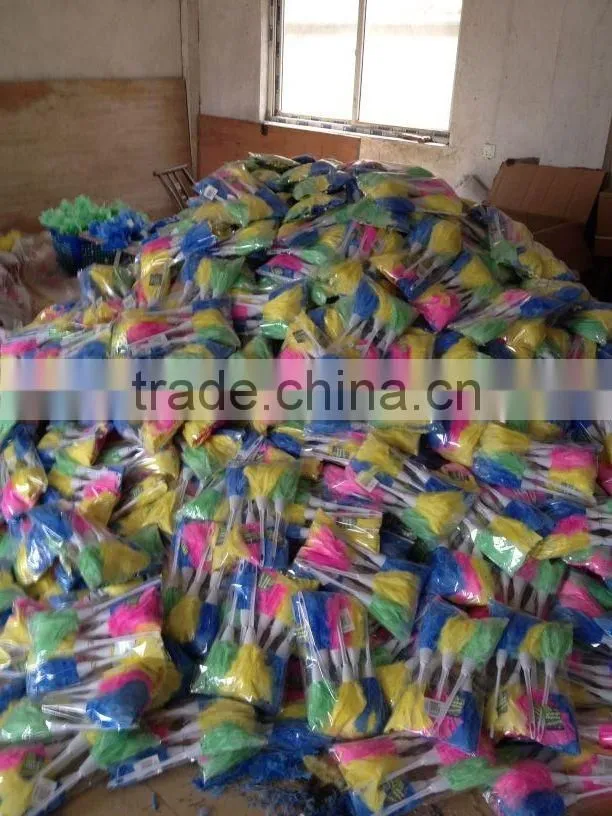 color natural turkey feather duster