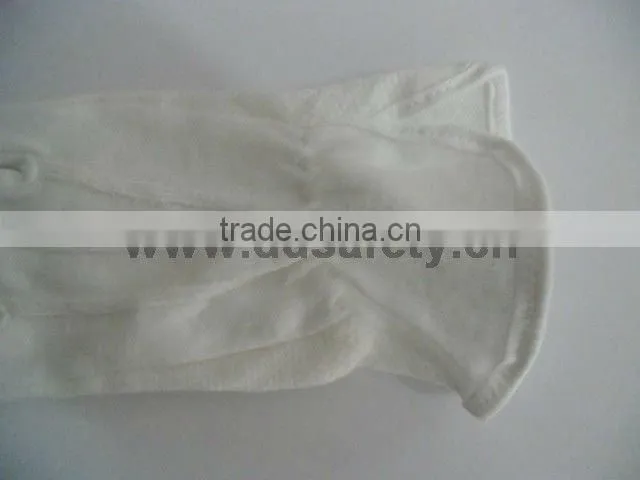 DDSAFETY Hot Sale 100% Bleach Votton Interlock Gloves With Mini Pvc Dots On Palm