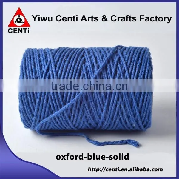 Classical saffron solid bakers twine for packing gift