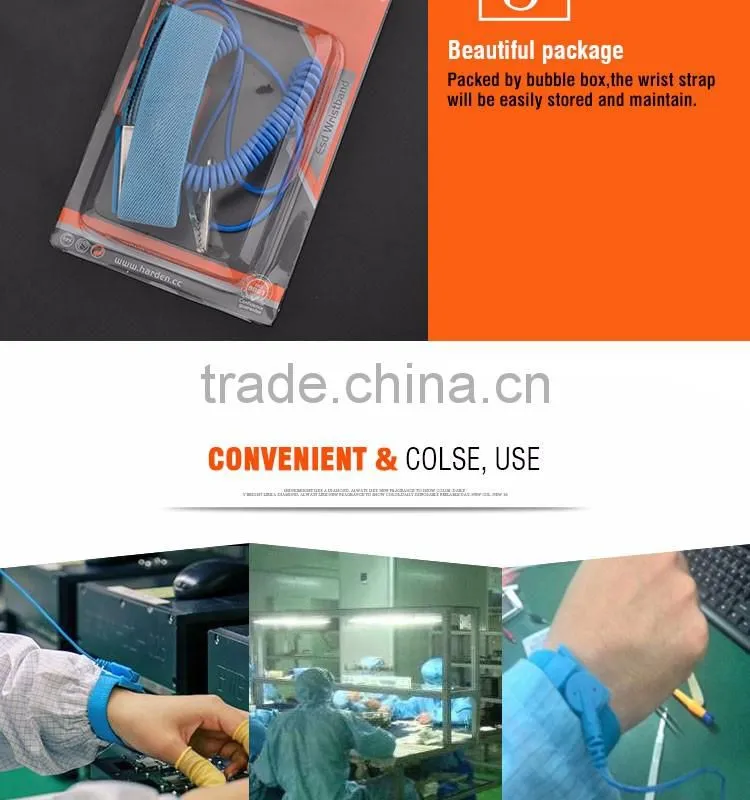 Antistatic wrist bands