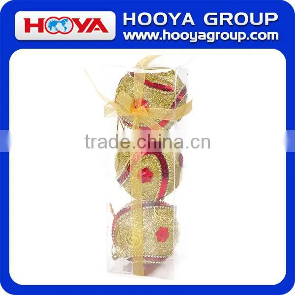 16.5cm Christmas Crutch Red and Golden Mixed