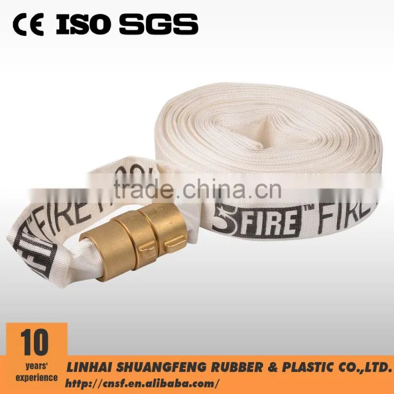 Large fire hose manufacturer in Asia and high pressure PVC garden fire hose