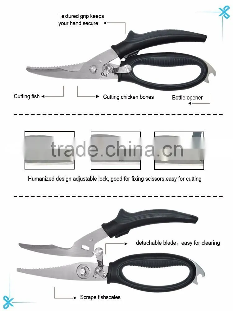Detachable kitchen shears food scissors