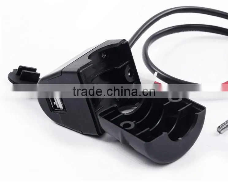 Handlebar Charging System Waterproof Dual USB Charger Socket