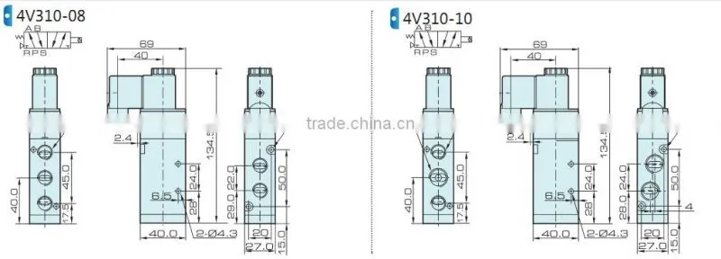 4V300series Control Valves with high quality