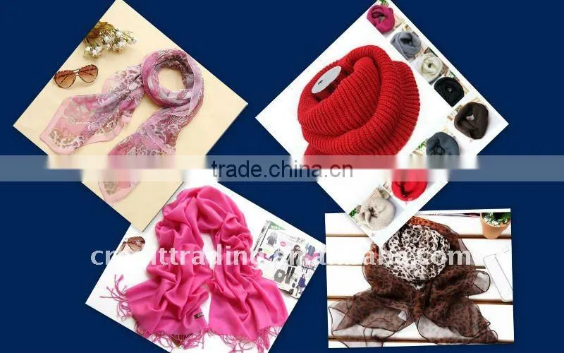 wholesale polyester scarf with lace fashionable