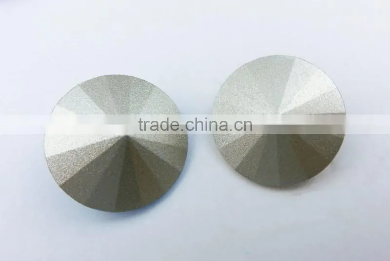 Jet Hematite Glass Bead Sew On Crystal Garment Button Rhinestones In Bulk