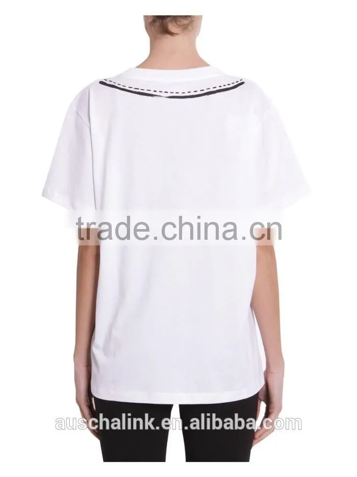 personalized women ribbed crew neck creat your own t shirt
