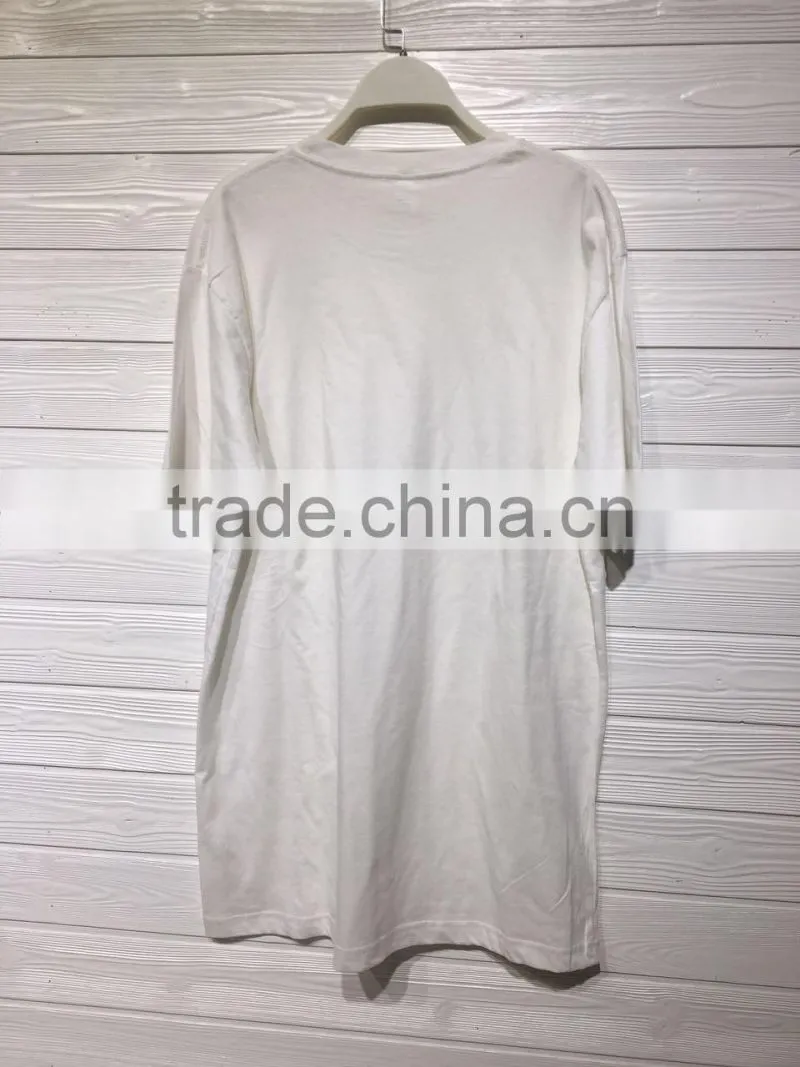 GZY wholesale cotton white t-shirt men