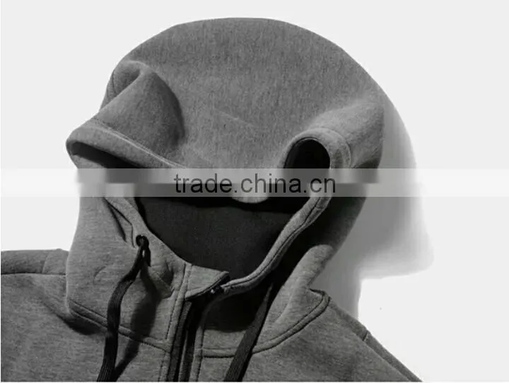 Newest custom mens hoodie factory navy blue hoodie with front big pocket