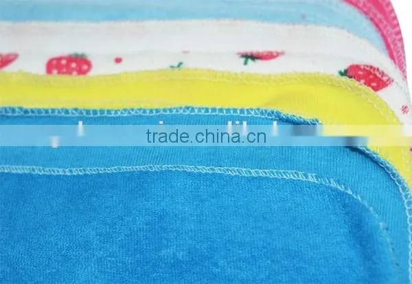 Wholesale baby washing towel 6in1 set/newborn washcloth