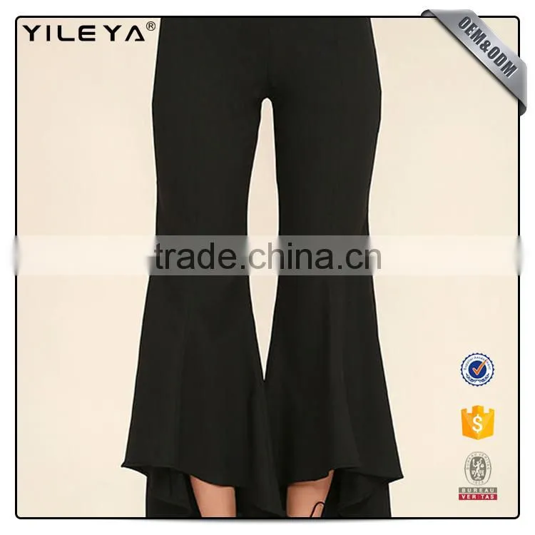 New model long wide leg pants for women,custom chinese women's pants