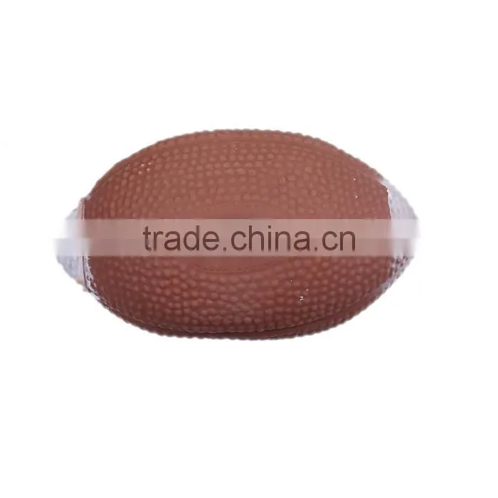 Vinyl Giggle Ball Training Chew Sound Activity Squeaky Toy NFL Football Brown