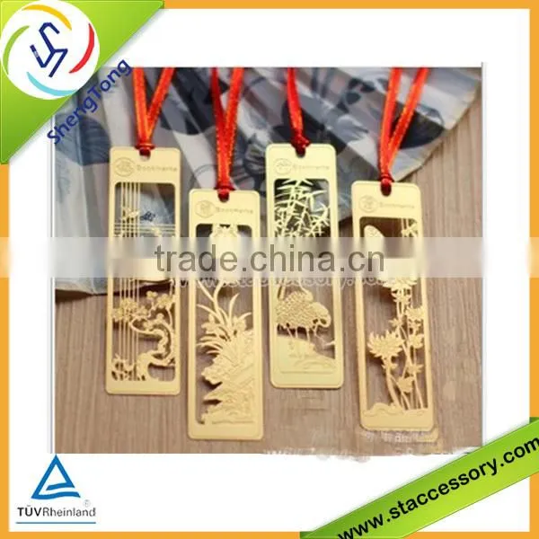 Fashion stainless steel bookmark metal bookmark hot selling with many different material