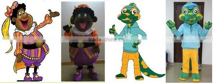 EVA plush material timon mascot costume head with cooling fan timon mascot for adult