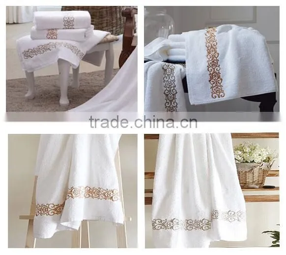 100% cotton customized cotton bath towel hotel towel
