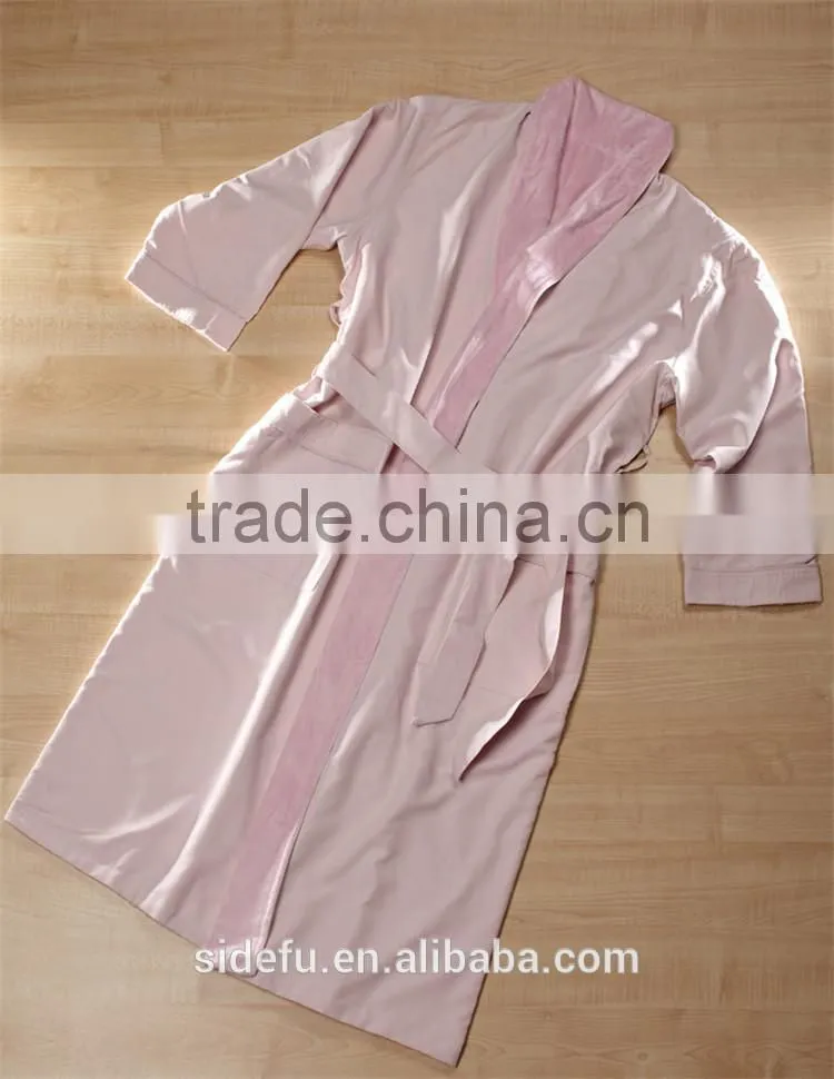 Wholesale Super Comfortable Double Layer Hotel Microfiber Robe