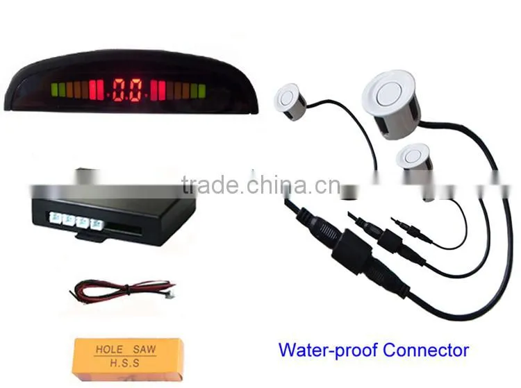 LCD parking sensor wireless car blind spot radar sensor