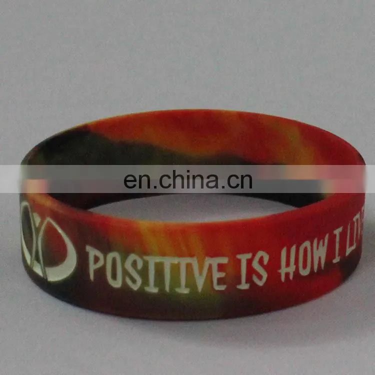 Hotsale 15 Colours Silicone Basketball Wristband Sport Bracelet