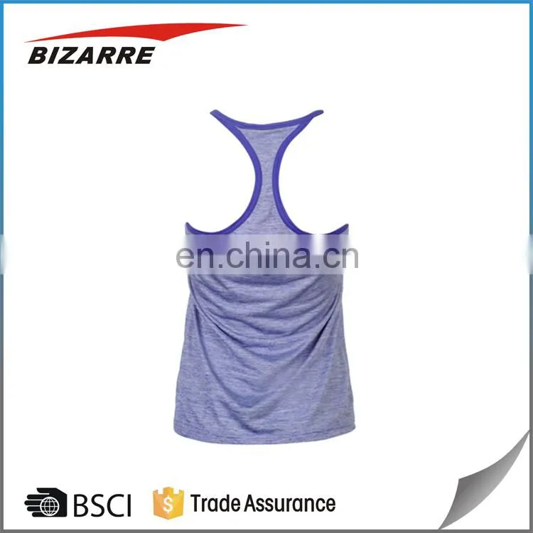 Fashion sublimation printing running singlets tank tops womens