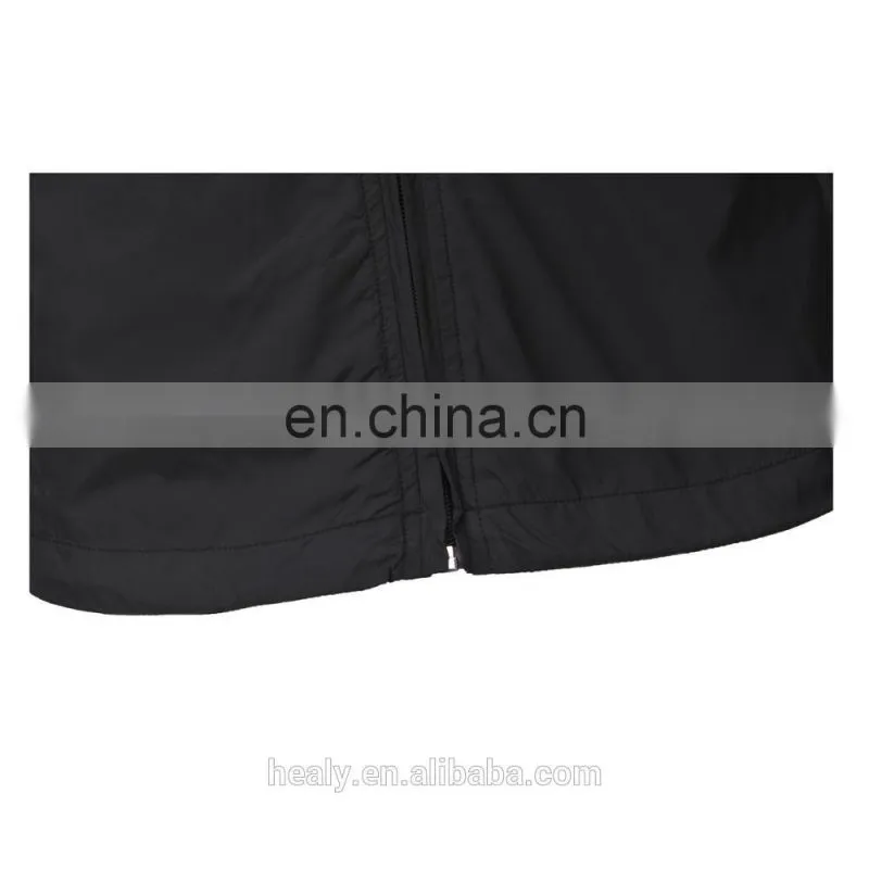 wholesale wind breaker lining soft nylon raincoat for men