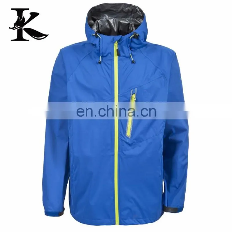 Rain jacket Men's 100% Polyester TPU Membrane