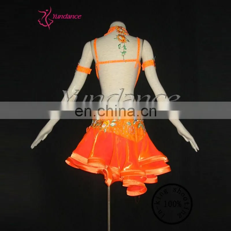 L-1142 ladies' latin ballroom competition dance wear