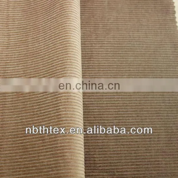 11w solid dyed 100% cotton corduroy fabric for pants,garment use